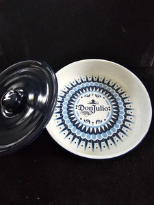 Don Julio Tequila blau weiß Azteken Margarita Salz Zuckerdose Schüssel 5,5" mit Deckel - Bild 1 von 5