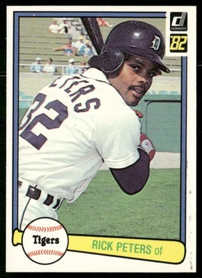 Rick Peters 1982 Donruss #155 Detroit Tigers - Image 1 of 2