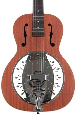 Guitarra Resonadora de Cuerpo Pequeño Recording King Rattlesnake - Marrón Satinado Foto 1 de 4