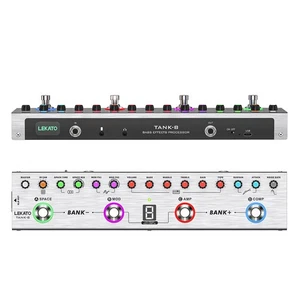 LEKATO Bass bluetooth Multi Effects Pedal with 36 Presets Editable 4 Modules - Picture 1 of 15