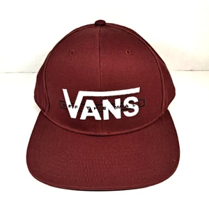 Vans Off The Wall Drop V II Baseball Cap Snapback Maroon Skater - Picture 1 of 13
