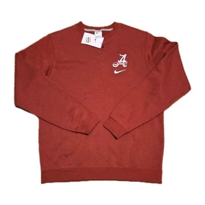 Nike Alabama Crimson Tide Club Fleece Sweatshirt Herren Medium rot neu mit Etikett - Bild 1 von 5