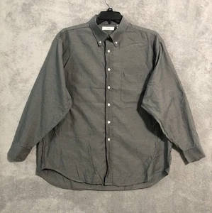 Turnbury Mens Shirt Extra Large Gray Button Down Long Sleeve Cotton Hungary Made - Picture 1 of 12