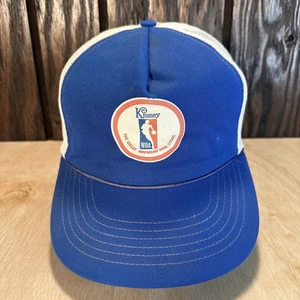 Vintage Kinney Shoe Store Trucker Hat Snapback Cap NBA Logo 80s 90s American Vtg - Picture 1 of 12