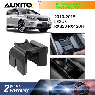 For 2010-2015 Lexus RX350 Center RX450H Console Cup Holder insert Divider Black - Imagem 1 de 4