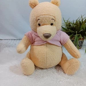 Disney Classic Vintage 19 Zoll Winnie Puuh Bär Plüsch mit Gelenken und rosa Shirt - Bild 1 von 8