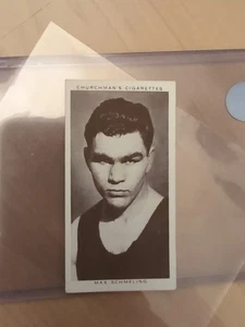 1938 Churchman Boxen Max Schmeling RC HOF 🏆🥇 Vintage  - Bild 1 von 9
