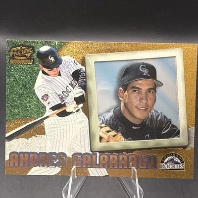 1998 Pacific Invincible Gold Andres Galarraga Colorado Rockies #92 ⚾️ ⚾️ ⚾️ - Image 1 of 4