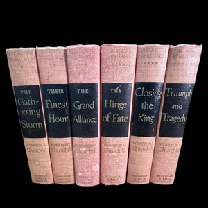 The Second World War-Winston Churchill 6 Book Set-Houghton Mifflin First Edition - Picture 1 of 23
