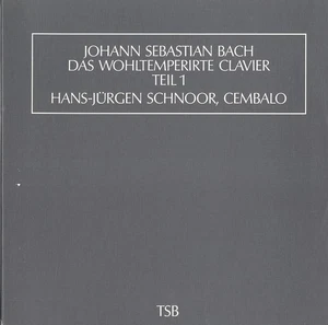 3LP Box HANS-JURGEN SCHNOOR Harpsichord BACH WTK Book I Well Tempered TSB 8601 - Picture 1 of 3