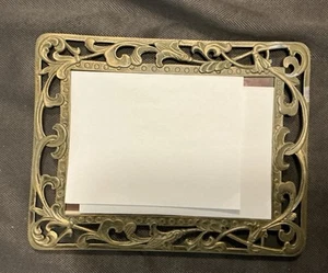 Floral Design Photo Frame for 9”x7” Picture Elegant Tabletop Display - Picture 1 of 4