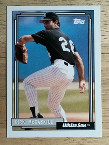 1992 Topps Traded #69T Kirk McCaskill - Picture 1 of 2