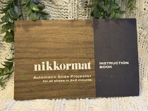 Manuale proiettore automatico diapositive Nikkormat vintage / ニコーマート スライド プロジェクター 取扱説明書 - Foto 1 di 10