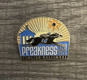 Preakness 128 May 17 2003 Horse Racing Enamel Pin Collectible Baltimore Pimlico - Picture 1 of 2