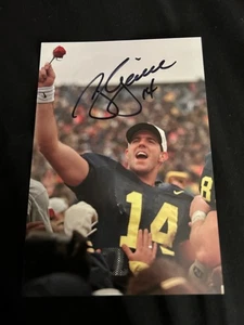 Michigan Wolverines BRIAN GRIESE signed 4x6 Foto FUSSBALL AUTOGRAMM 1 - Bild 1 von 1