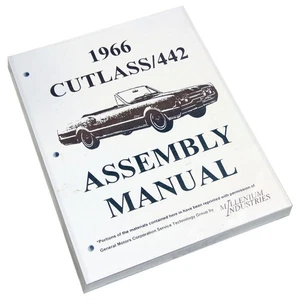 1966 Oldsmobile Cutlass F85 442 W30 factory instruction assembly manual book - Picture 1 of 9