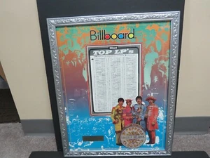 FRAMED BILLBOARD TOP LP'S WEEK OF JULY 1, 1967 SGT. PEPPERS LONELY HEARTS CLUB . - Picture 1 of 10
