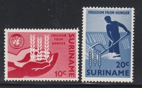Juego SURINAM Libertad del Hambre MNH Foto 1 de 1