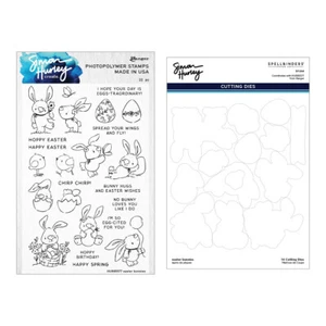 Simon Hurley create. Easter Bunnies Stamp and Die Bundle   - Bild 1 von 5