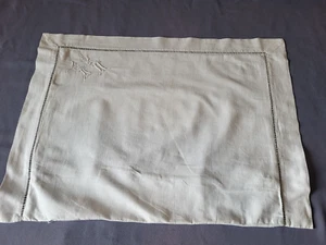 N09 Taie d'oreiller de bébé coton brodé h43x57cm VINTAGE 50 60 baby pillowcase - Imagen 1 de 7