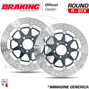 STX01 Kit 2 Discos De Freno Delantero R-STX Braking Laverda Ghost 650 1996-1999 - Imagen 1 de 4