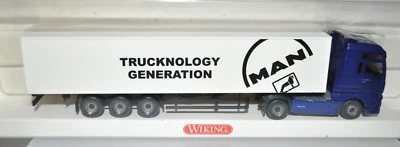 Wiking 538 05 MAN TG-A XXL Truck/Trailer "MAN Trucknology" - NEW w/BOX - Image 1 of 3