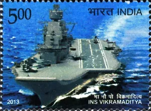 India 2013 INS Vikramaditya Navy Military Ship Navigation Transport stamp 1v MNH - Picture 1 of 2