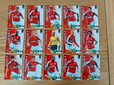 15 Panini Champions League 2009/10 Super Strikes Team Arsenal Player Cards
