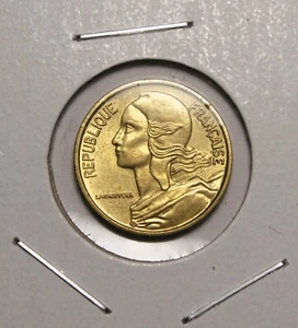 France 5 Centimes, 1966 Gem Unc~1st Year Ever~Free Shipping - Picture 1 of 2