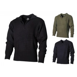 BW Isländer Arbeitspullover Marine Strick Pullover Troyer Arbeitstroyer Jacke - Bild 1 von 11