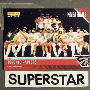 KAWHI LEONARD +++ 2018/19 Panini Instant Toronto Raptors NBA Champions #30