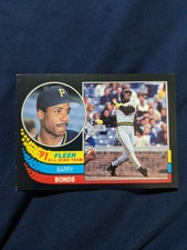 1991 Fleer Baseball Card, Barry Bonds, All Star Card, Pittsburgh Pirates 