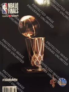 2018 NBA FINALS CHAMPION PROGRAM GOLDEN STATE WARRIORS CLEVELAND CAVALIERS - Foto 1 di 1