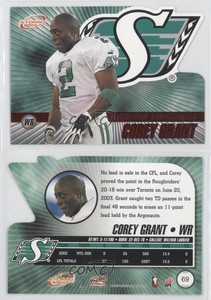 2003 Pacific Atomic CFL Red Corey Grant #69