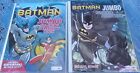 Batman Jumbo Coloring And Actvity Book Lot Unused With Bookmarks Joker Robin DC