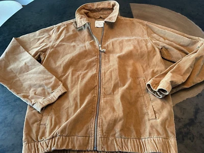 CHAQUETA URBAN OUTFITTERS MARRÓN PANA CREMALLERA COMPLETA HOMBRE TALLA M Foto 1 de 4