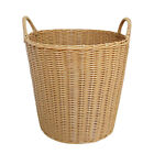 Woven Laundry Hamper with Handles - Beige