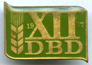 DDR - ABZEICHEN DEMOKRATISCHE BAUERNPARTEI DEUTSCHLANDS (DBD) - Bild 1 von 2