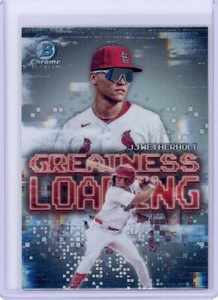 2025 Bowman Baseball Chrome Greatness Loading - JJ Wetherholt #GL-17 - Foto 1 di 2