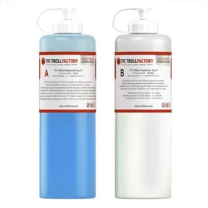 Polyment 10KG Silikon Kautschuk Typ 35 Lebensmittel blau mittelhart Shore 1:1 - Bild 1 von 1