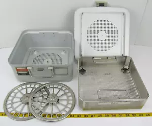 Contenedor de esterilización Aesculap DBP con inserto/bandeja de tapa y placas de filtro SKU H1 - Imagen 1 de 17