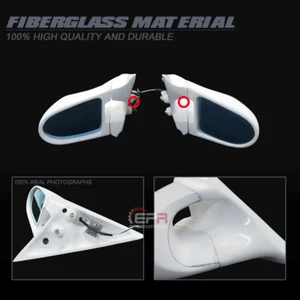 For Subaru Impreza WRX STI GRB GVB GVF Fiberglass Aero Side Mirror Ganador  LHD - Picture 1 of 12