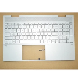 New Palmrest Upper Lid KB Bezel Cover For HP ENVY X360 15-ED TPN-C149 L93227-001 - Picture 1 of 7