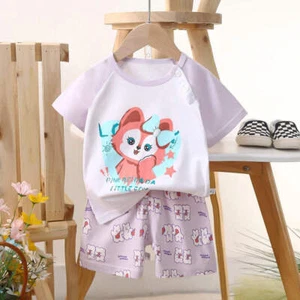 Children's Clothing Set Kids Short Set Baby Clothes Summer 2 Pieces - Picture 1 of 8