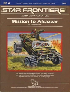 SF4 MISSION TO ALCAZZAR EXC+! Vintage Star Frontiers TSR Module Sci-Fi SF 4 - Picture 1 of 3