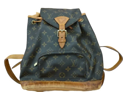 Mochila Louis Vuitton Montsouris M51136 Marrón Monograma PVC Foto 1 de 4