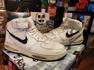 Men's Size 11.5 Nike Air Force One 1 Mid Evo Summit FB1374-101 PreOwn Sneakers - Picture 1 of 14
