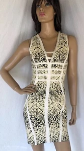 Wow Couture Cage Sexy Sleeveless Bodycon Bandage Party Club Dress - sz M - Picture 1 of 7