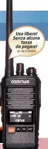 COMTRAK CK PMR STARK 446 LCD/SCR. canale radio rete montana 360017 - Imagen 1 de 1