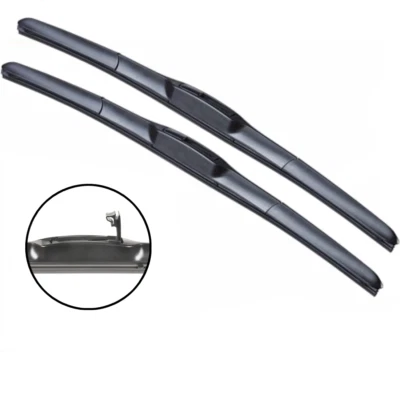 Wiper Blades Hybrid Aero For Peugeot 406 COUPE 1997-2003 FRONT PAIR 2 x BLADES Foto 1 de 4